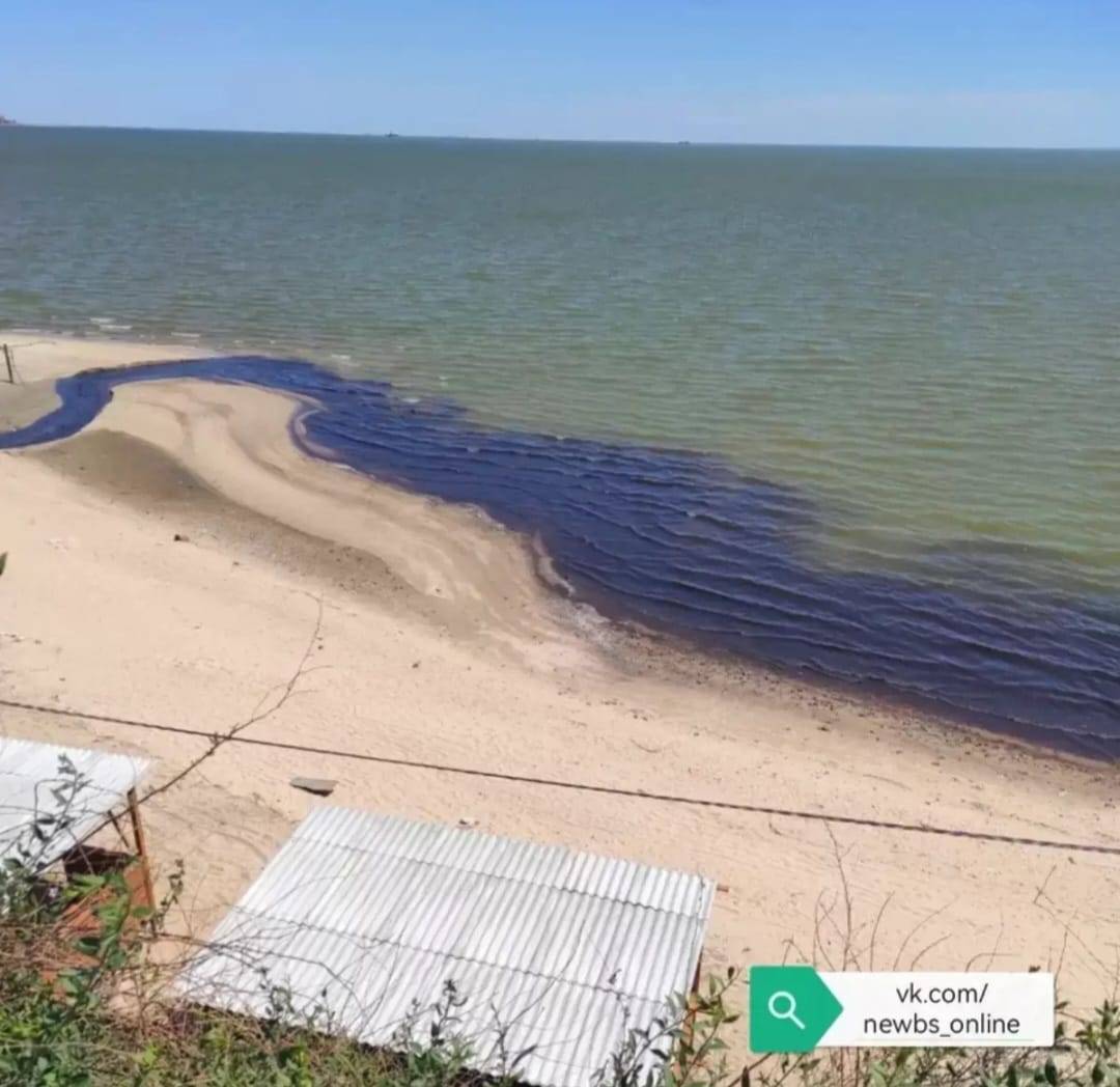В Ростовской области жители пожаловались губернатору на постоянные сливы черной жижи в Таганрогский залив