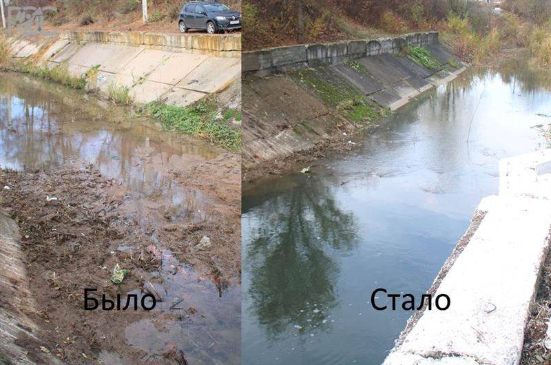 В Ростове началась промывка русла реки Темерник