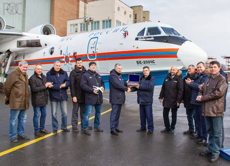 ТАНТК имени Г.М.Бериева завершил контракт на поставку шести самолетов-амфибий для МЧС России