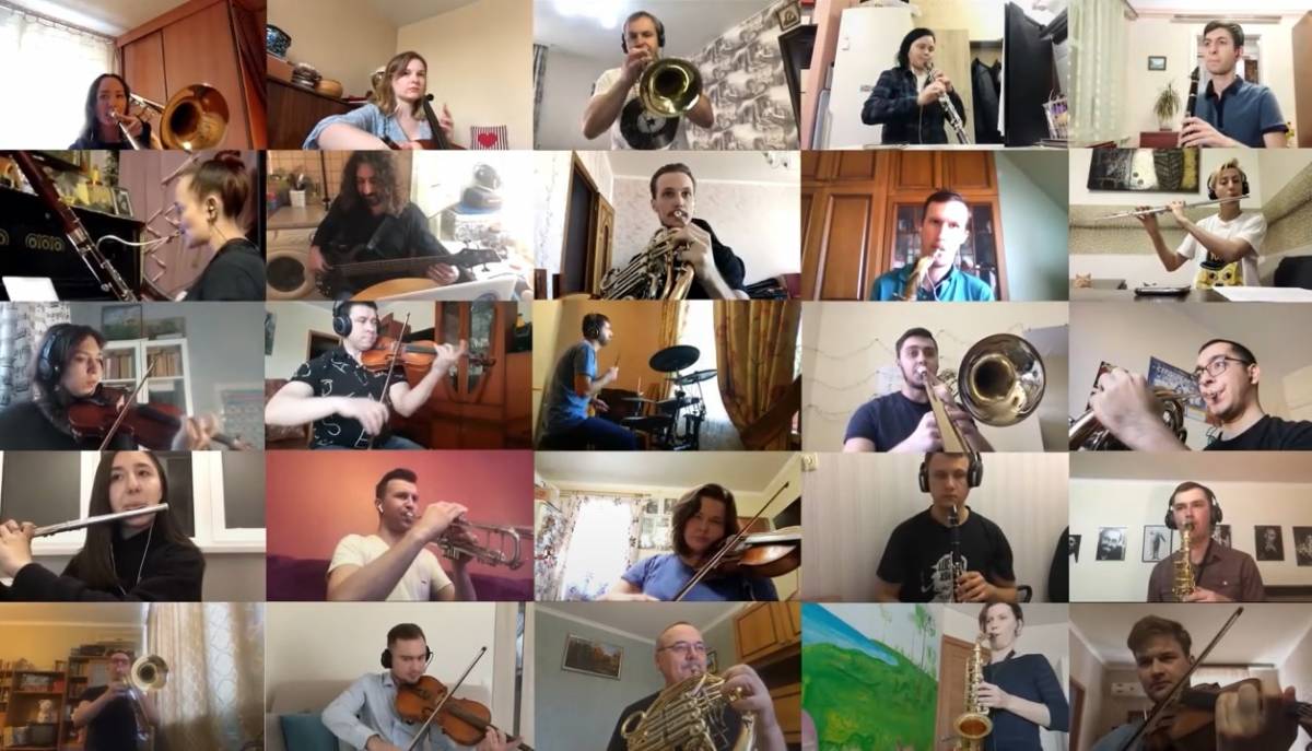 Артисты Ростовской филармонии поддержали врачей песней