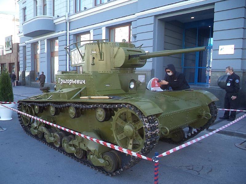 Ростовские поисковики нашли и восстановили танк Т-26