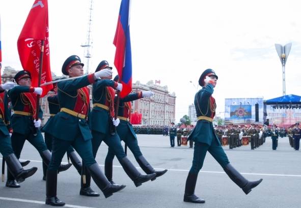 Три тысячи человек приняли участие в репетиции Парада Победы в Ростове