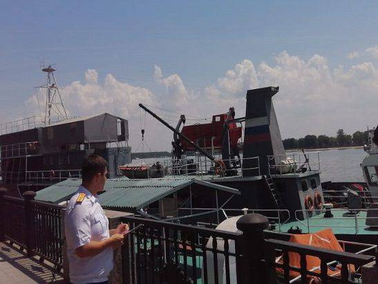 В Ростове столкнулись два судна