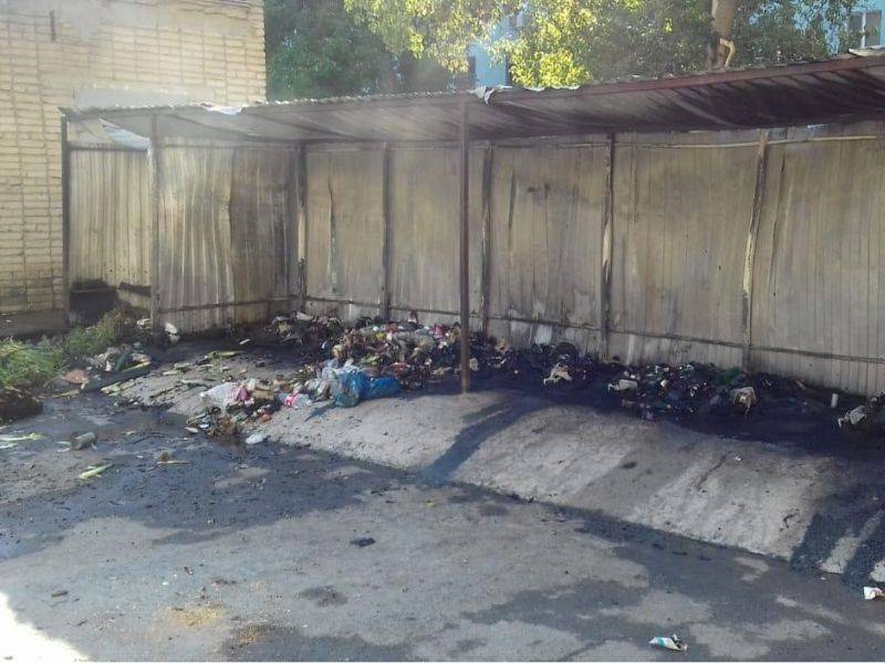 На Дону участились случаи поджогов и порчи мусорных контейнеров