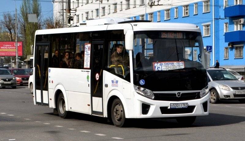 В Ростове-на-Дону на трех автобусных маршрутах остановлено движение