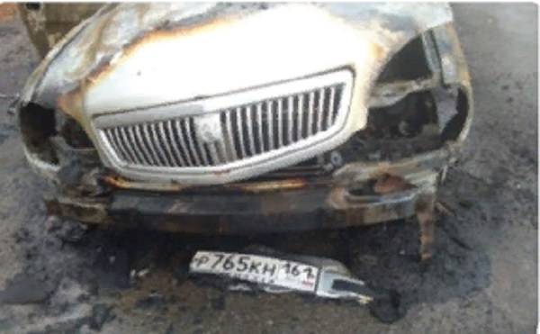 В Неклиновском районе на трассе водитель сгорел в «Волге»