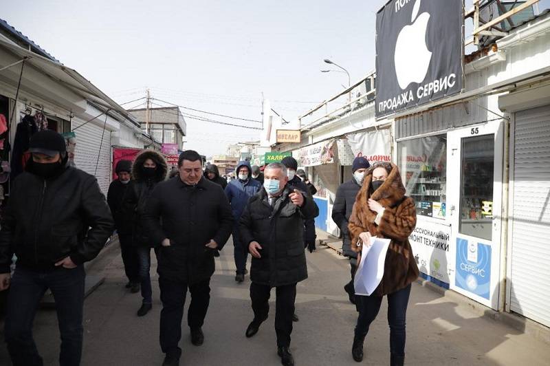 Еще один крупный рынок в Ростове подвергли внезапной проверке