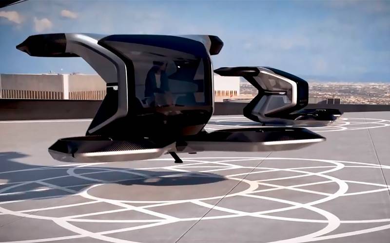 General Motors показала на видео виртуальный прототип летающего персонального дрона под брендом Cadillac