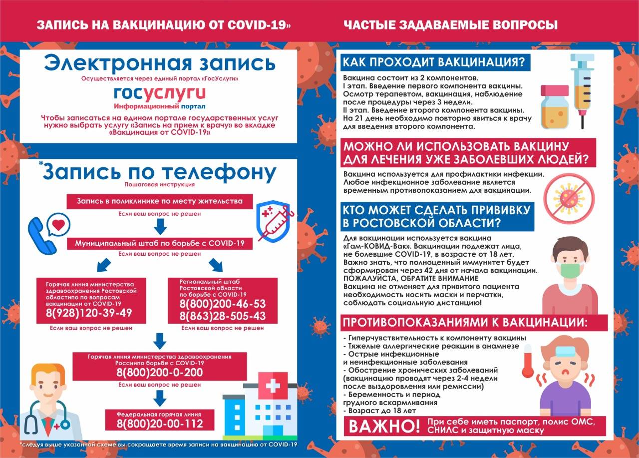 В Ростовской области «актуальные вопросы массовой вакцинации» вышли в виде  информативных картинок » Ростовская область сегодня! Новости  Ростова-на-Дону и региона