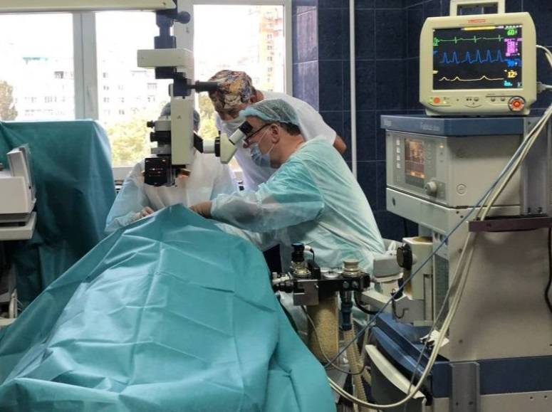 Первая пересадка роговицы ребенку выполнена хирургами в Ростове-на-Дону