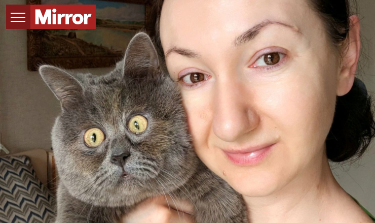 Вечно удивленный кот из Ростова-на-Дону стал героем статьи в британской The Mirror