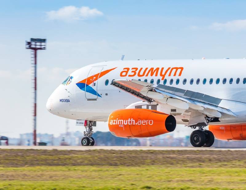 Ростовская авиакомпания «Азимут» в первом полугодии увеличила перевозку пассажиров на 96%
