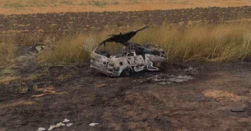 В Ростовской области три человека заживо сгорели в автомобиле