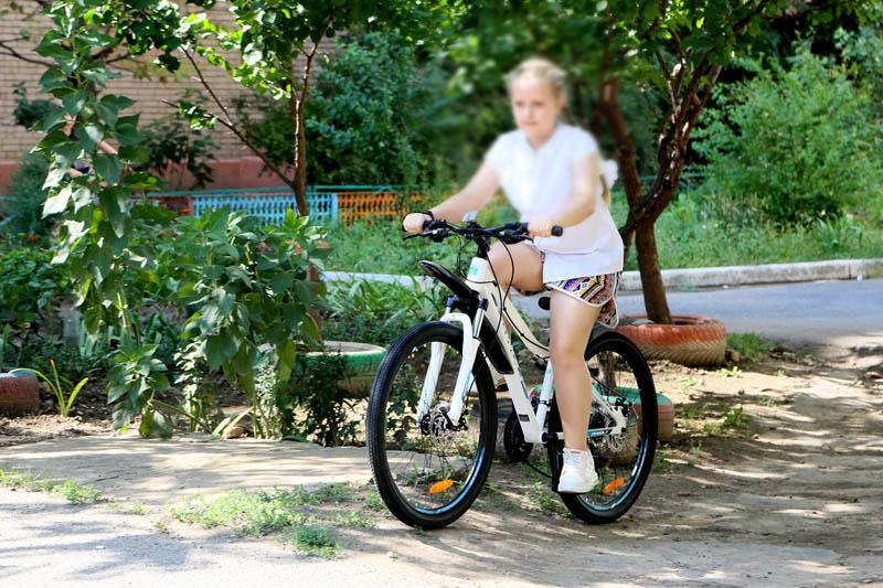 В Ростовской области 11-летняя девочка получила велосипед от Владимира Путина