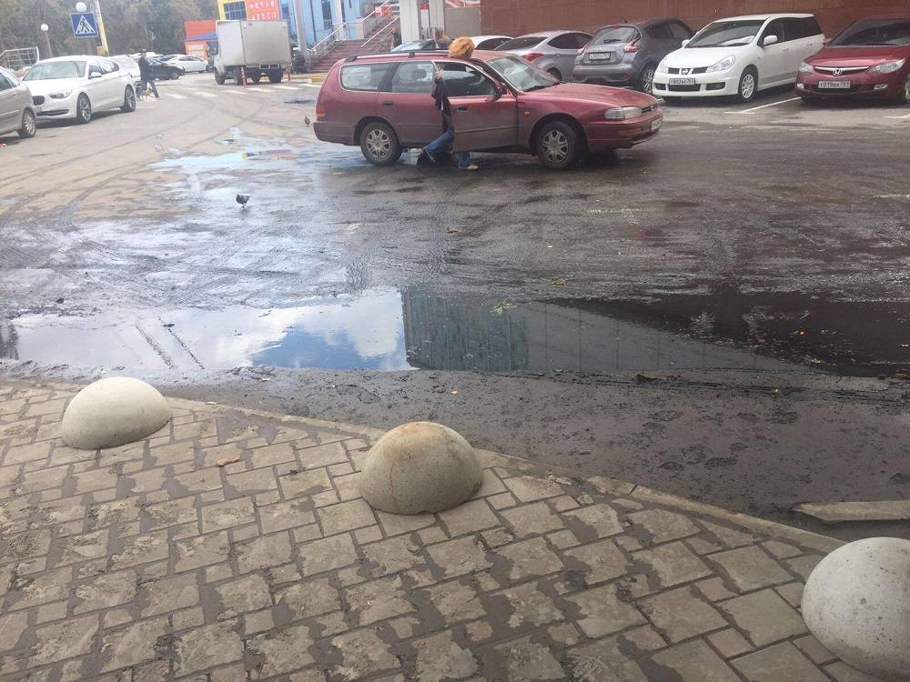В Таганроге дождь частично разрушил благоустроенную в сентябре рощу «Дубки»