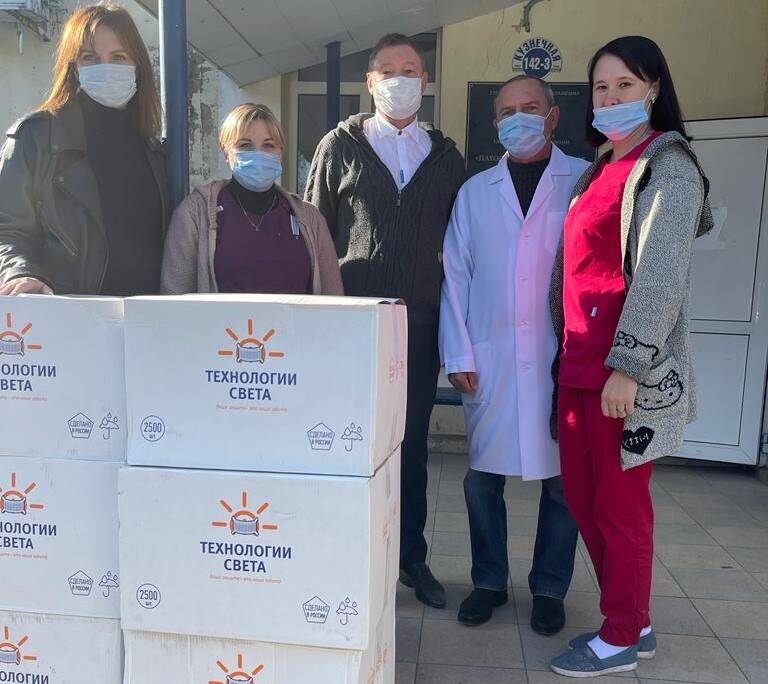 В Таганроге фракция «Единой России» в гордуме продолжила акцию помощи ковидным госпиталям
