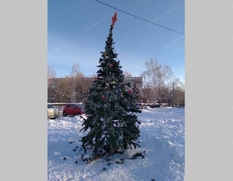 «Коронавирус сожрал»: жители Московской области высмеяли свою новогоднюю ель