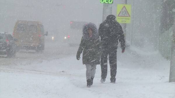 Снегопад и мощный ветер обрушатся в ближайшие сутки на Ростов