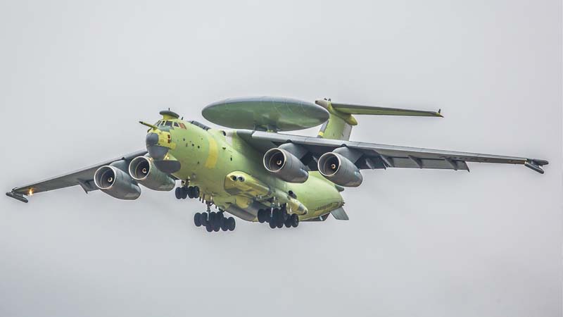 В Таганроге начались испытания новейшего самолета дальнего радиолокационного обнаружения А-100 «Премьер»