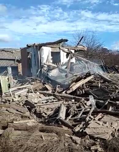 Опубликовано видео взорванной постройки в Ростовской области у границы с Украиной