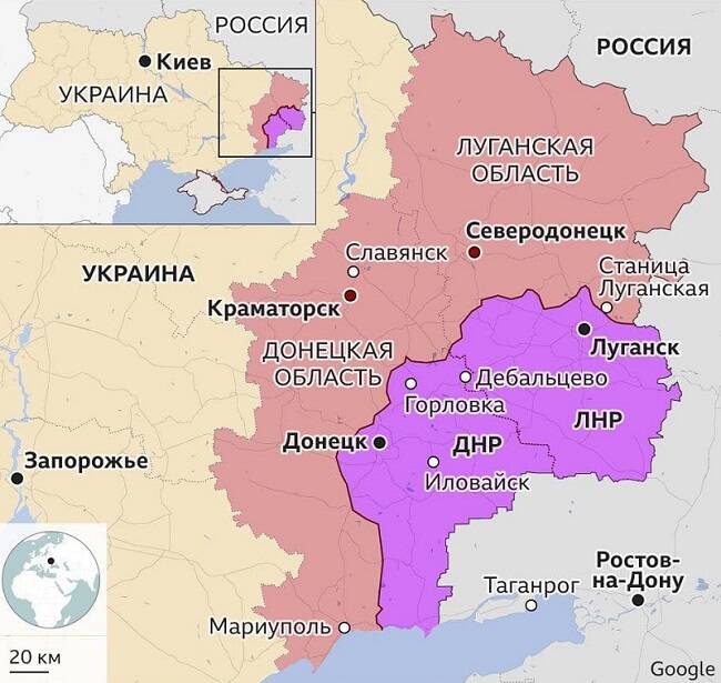 Стало известно о возможном установлении более широких границ ДНР и ЛНР