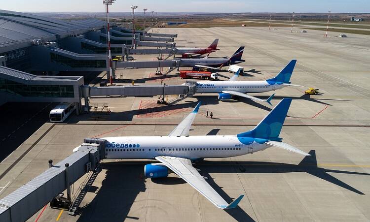 Запрет на полеты из аэропорта Платов продлен до 14 марта