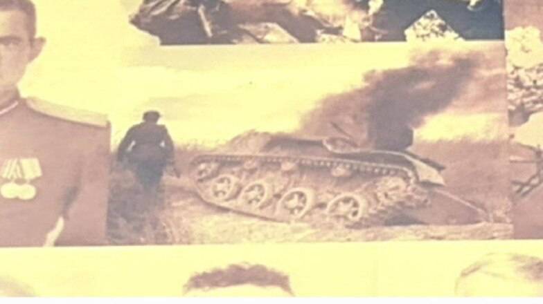 Власти украсили Ростов к 9 мая фотографией фашиста у горящего советского танка