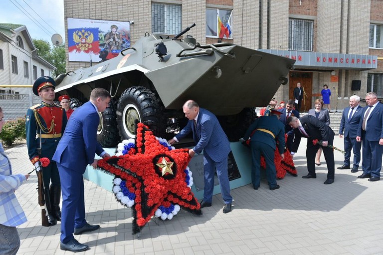 На востоке Ростовской области появился памятник ветеранам боевых действий