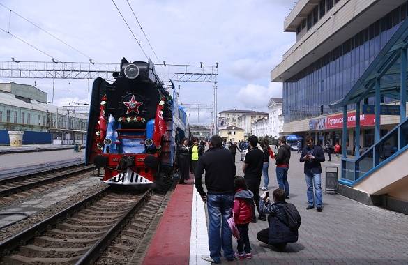 На маршруте Ростов-Таганрог 9 мая будет курсировать пригородный поезд на паровозной тяге