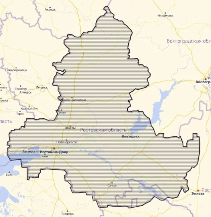 ВСУ поместили Ростовскую область на карту Украины для детей