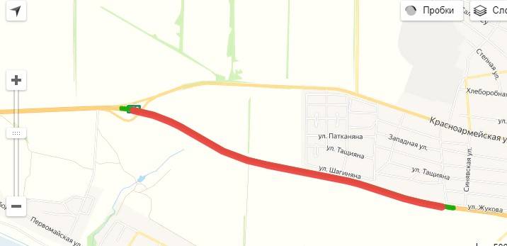 На трехкилометровом участке трассы А-280 Ростов — Таганрог с 26 мая движение будет только по двум полосам