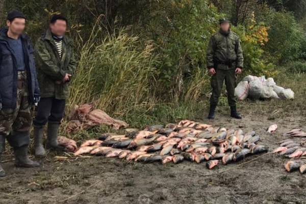 Рыбу из Таганрогского залива два браконьера таскали мешками до приезда ФСБ