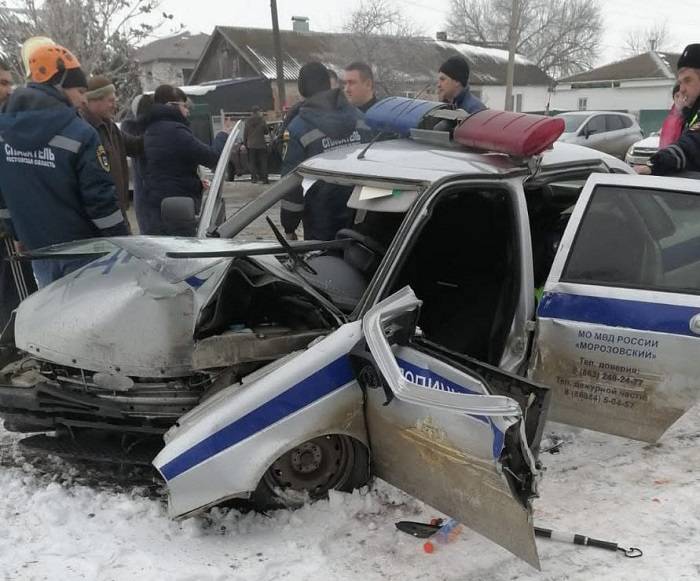 В Ростовской области в погоне за нарушителем один сотрудник ГИБДД погиб и еще один был ранен