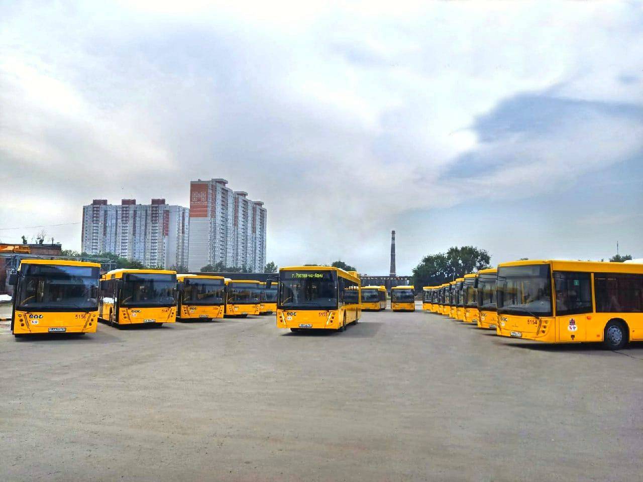 Прибывшие в Ростов 25 новых автобусов МАЗ из Белоруссии выйдут на маршруты на Западном, Северном, Военведе и Сельмаше