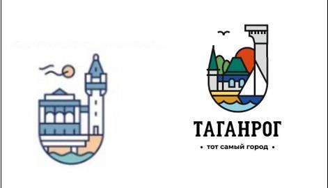 Почти двойник новоиспеченного логотипа из брендбука Таганрога нашёлся в Евросоюзе