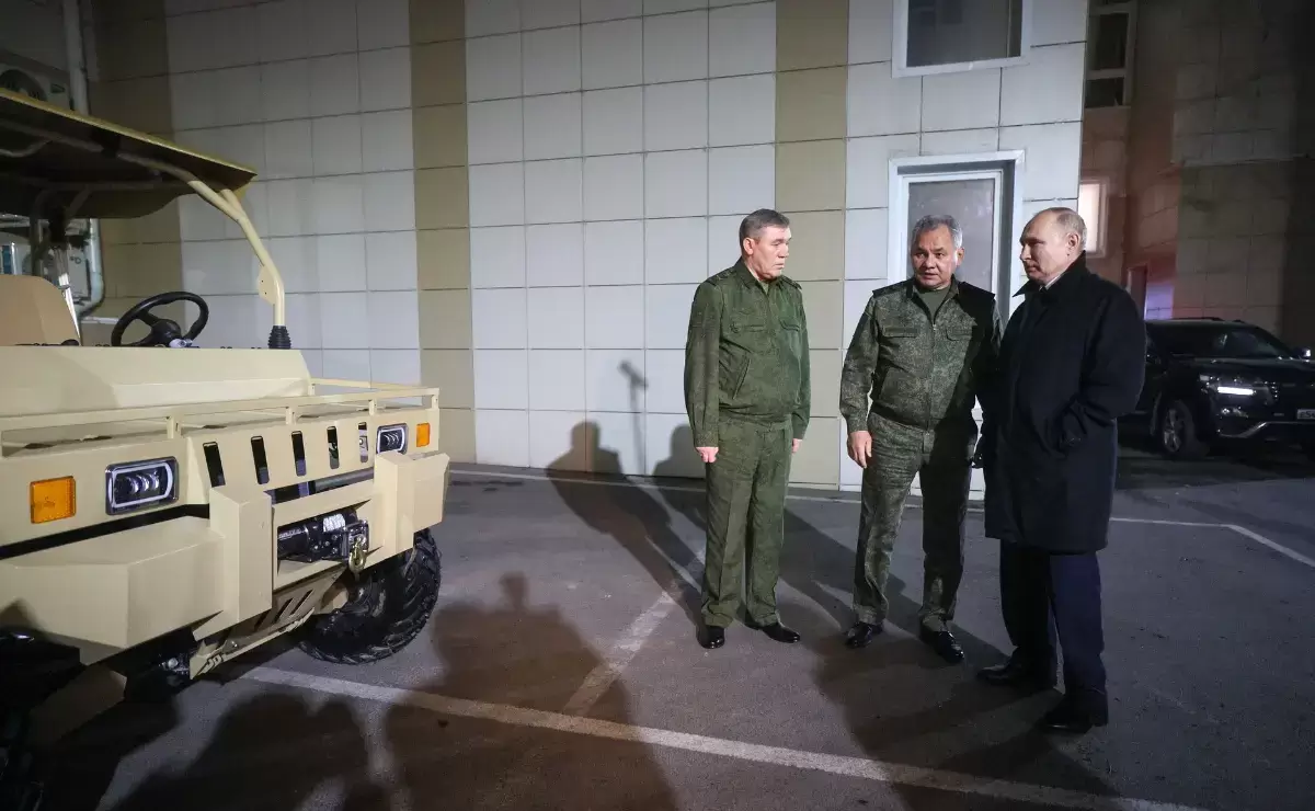 Путин посетил штаб ЮВО в Ростове после визита в Казахстан