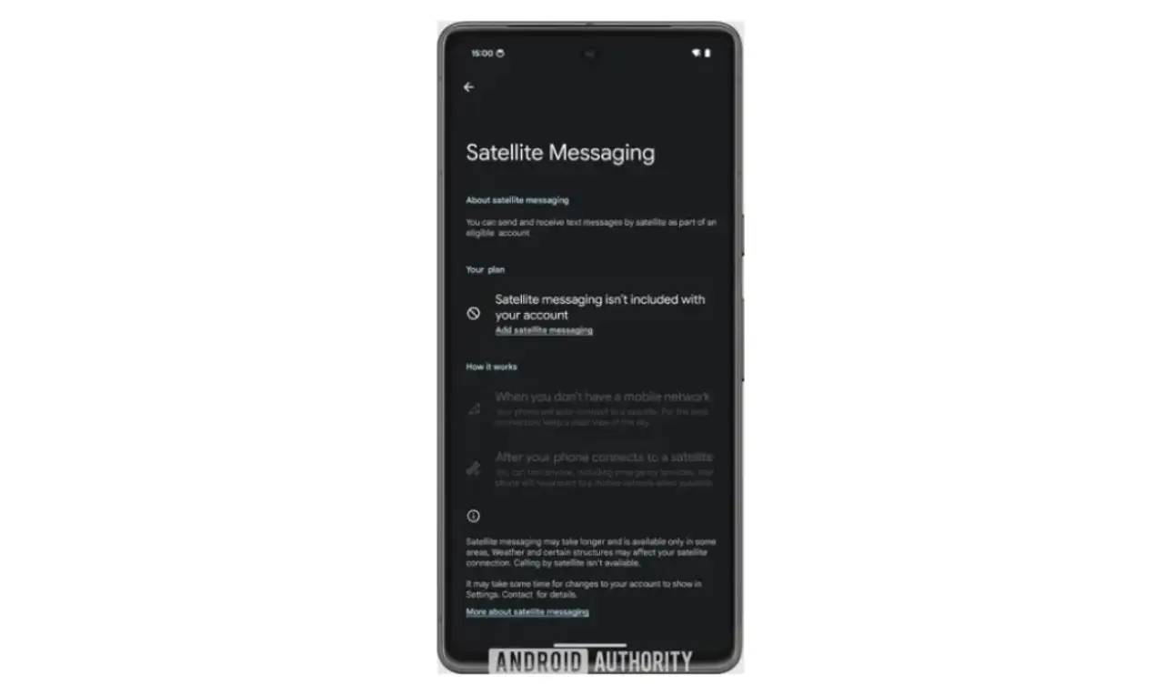 Google разрабатывает функцию спутниковой связи для Android 15, обеспечивающую обмен текстовыми сообщениями