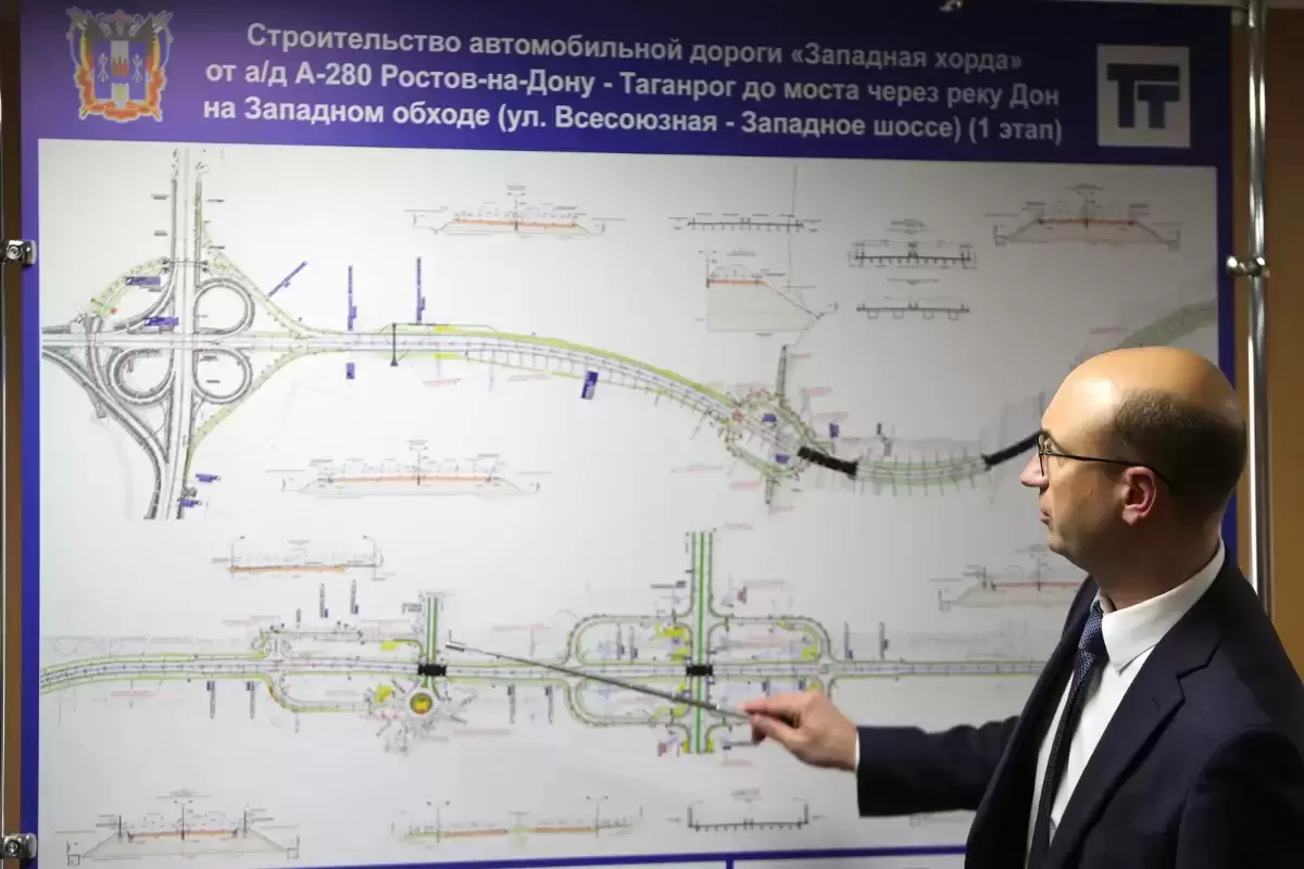 Первый этап строительства Западной хорды завершится к октябрю » Ростовская  область сегодня! Новости Ростова-на-Дону и региона