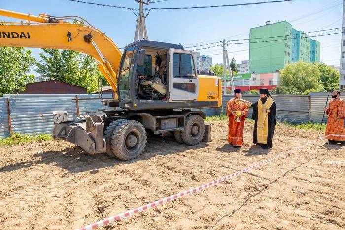 В Таганроге началось строительство нового храмового комплекса