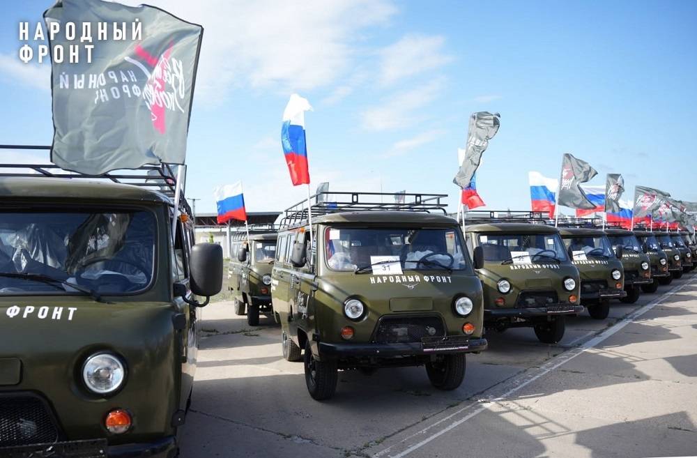 Из Ростовской области в зону СВО отправились 100 автомобилей УАЗ «Буханка» с тепловизорами и РЭБ